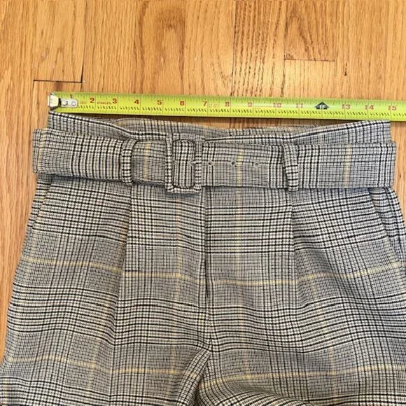 Ann Taylor plaid belted dress pants size 4P. - Picture 5 of 9